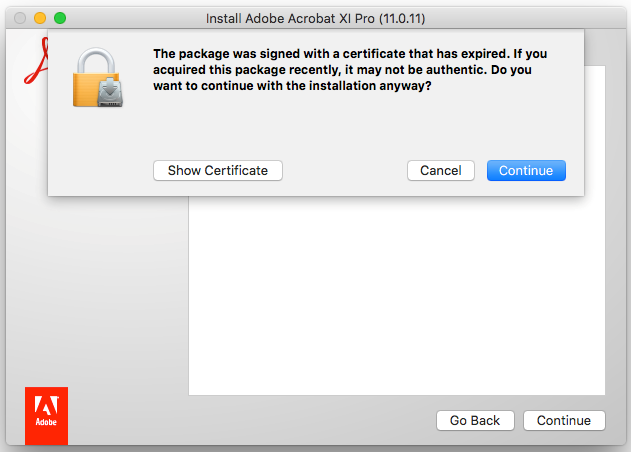 adobe acrobat for mac support